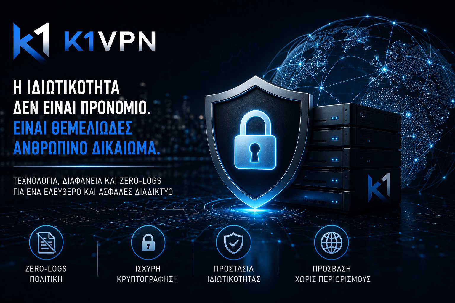 Privacy protection with a VPN: K1VPN's philosophy of transparency and data minimization