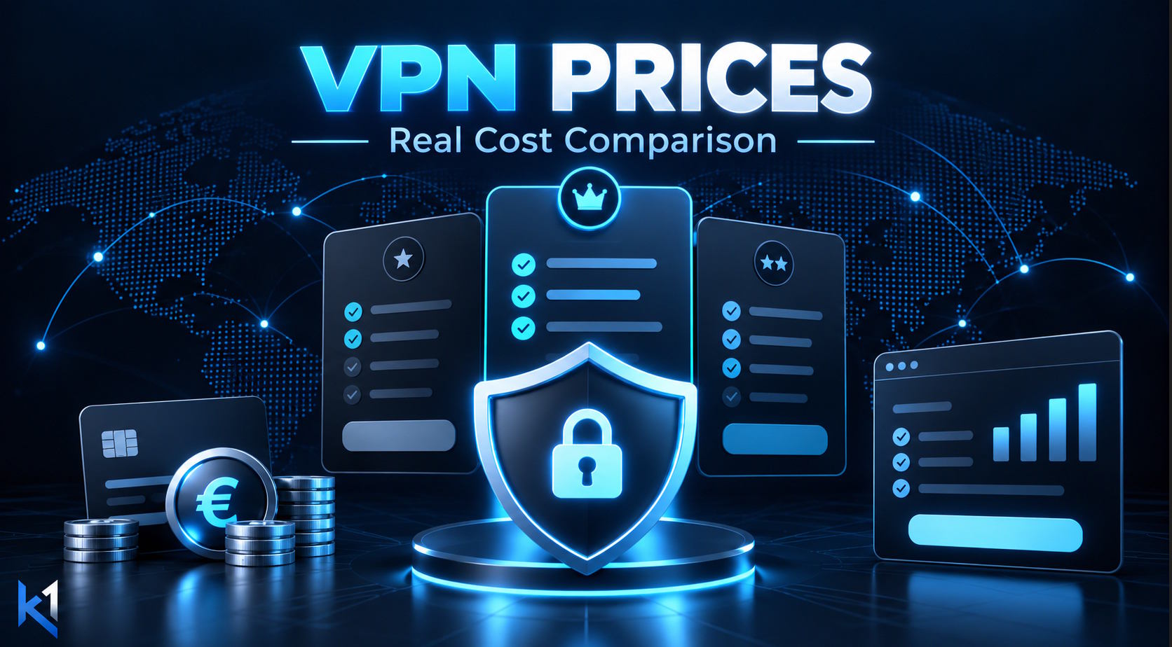 Σύγκριση τιμών VPN με πραγματικό κόστος, φόρους και ανανεώσεις