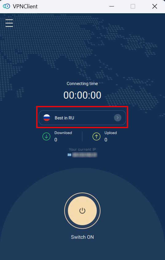 K1VPN App - server selection